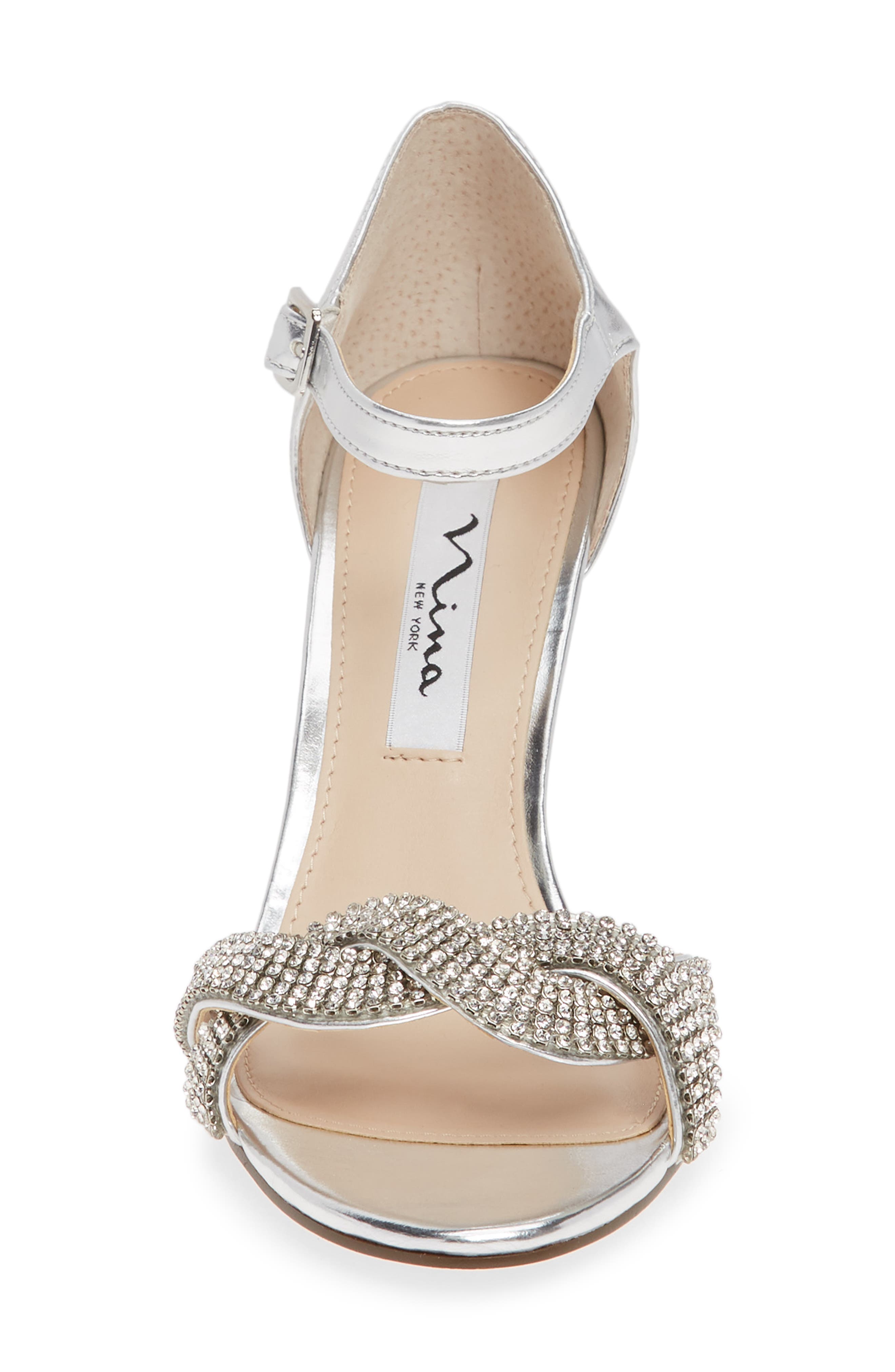 Nina Valency Crystal Embellished Sandal, Alternate, color, 