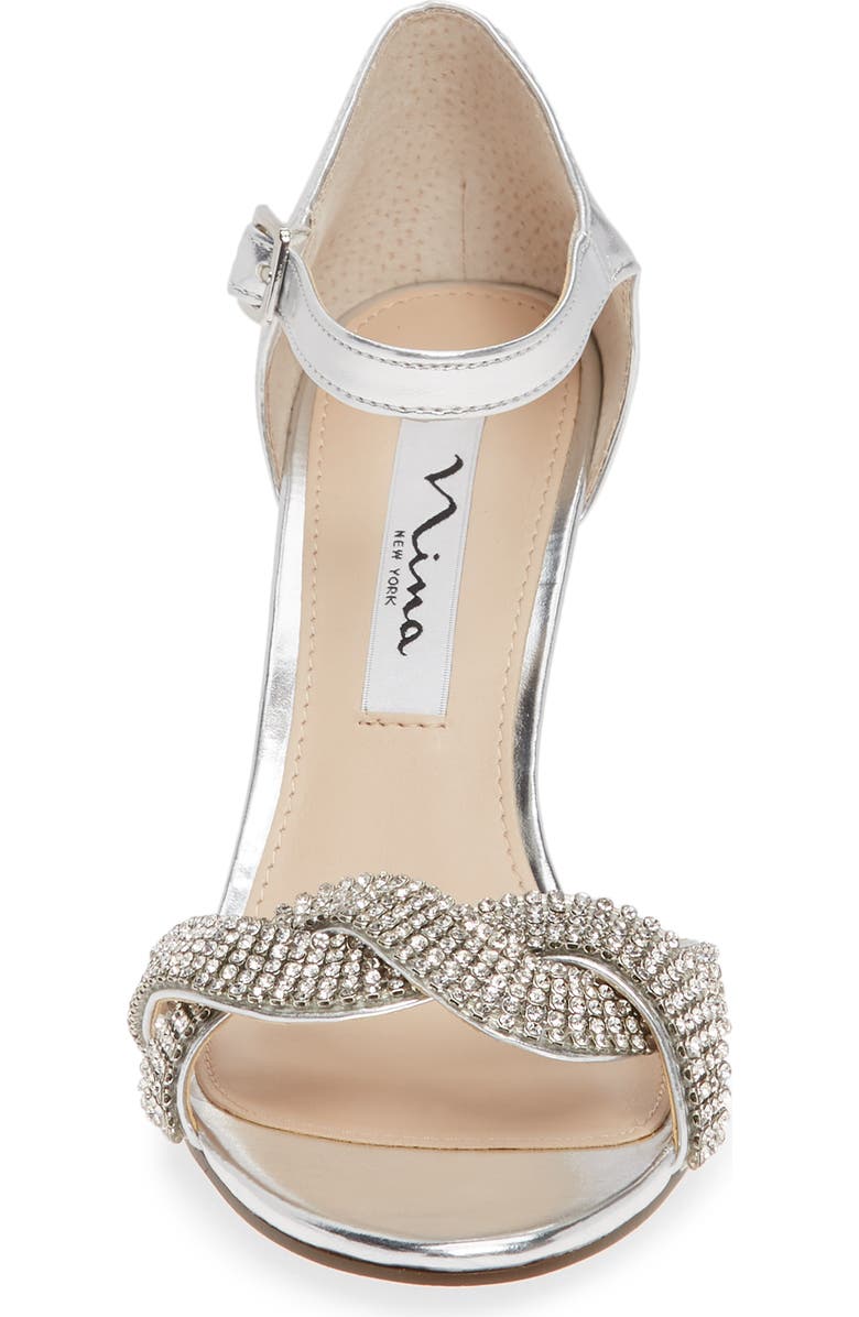 Nina Valency Crystal Embellished Sandal, Alternate, color,