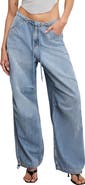 Good American Lite Drawstring Jeans