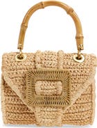 Pamela Munson The Avis Mini Raffia Shoulder Bag
