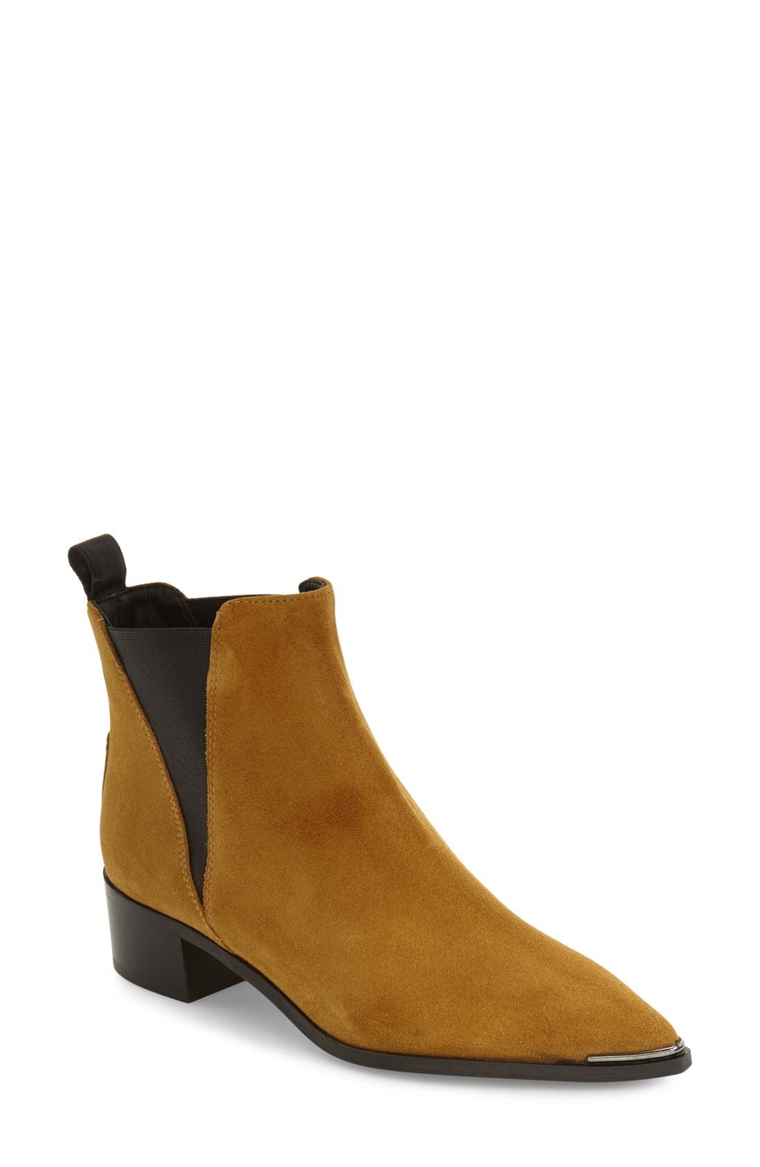 Jensen Pointy Toe Bootie, Main, color, CAMEL SUEDE