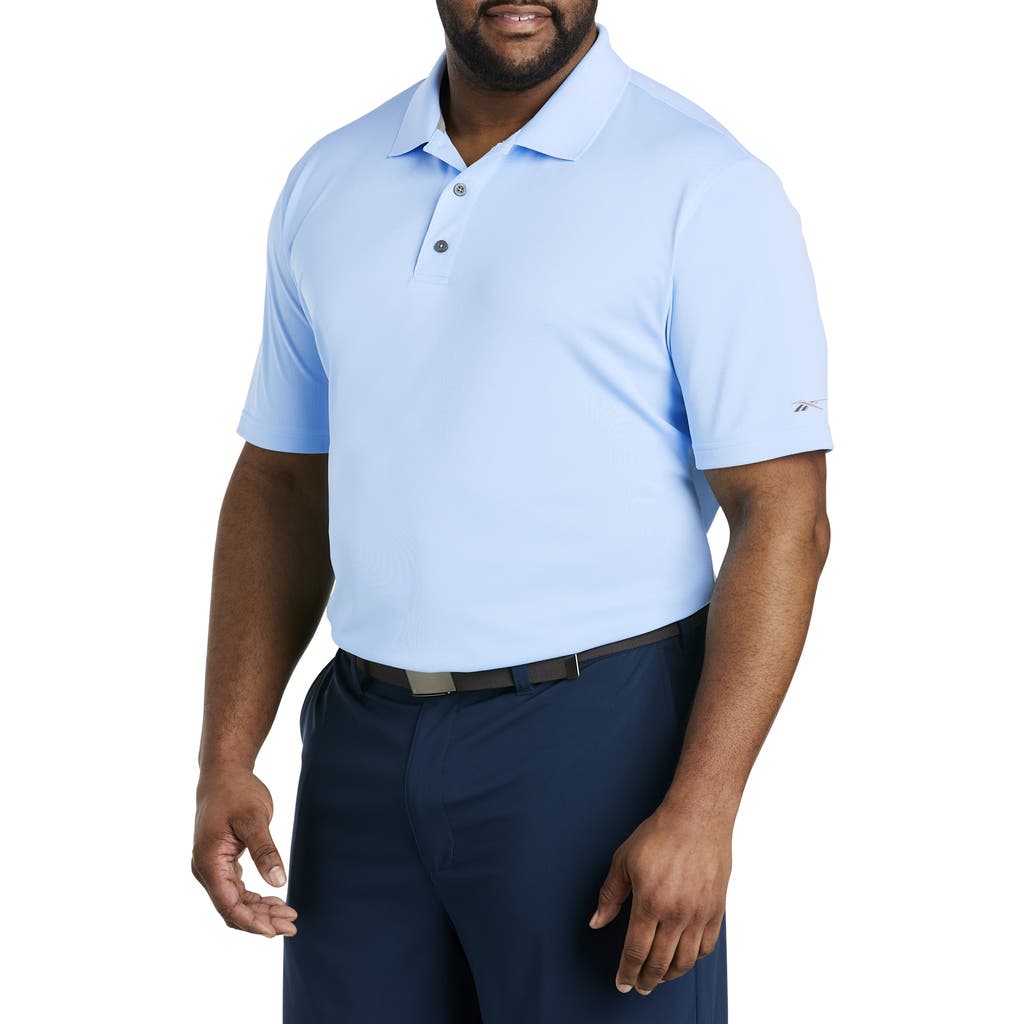 Reebok Performance Solid Polo In Y2k Blue