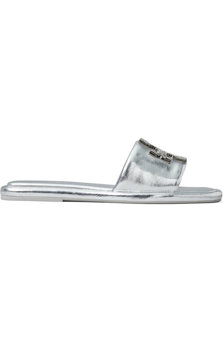 Tory Burch Double T Deco Sport Slide Sandal, Alternate, color,