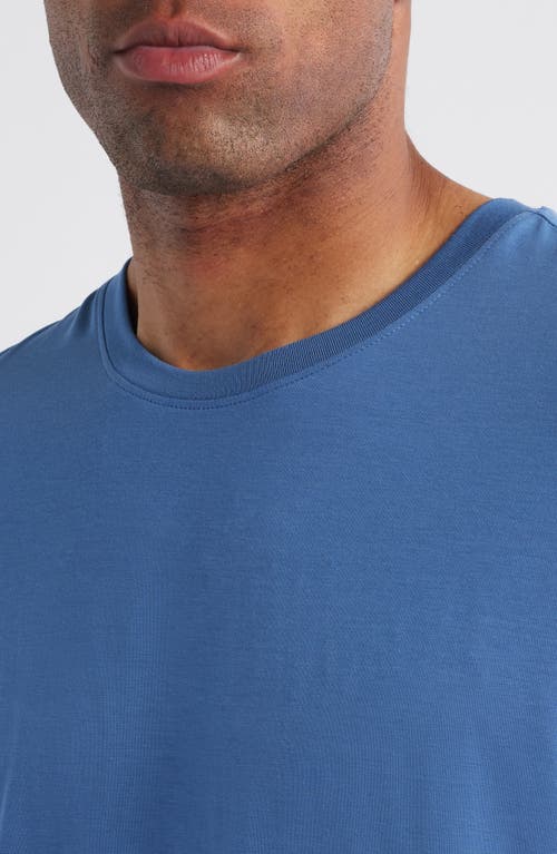 Daniel Buchler Stretch Modal & Silk Blend Pajama T-shirt In Blue