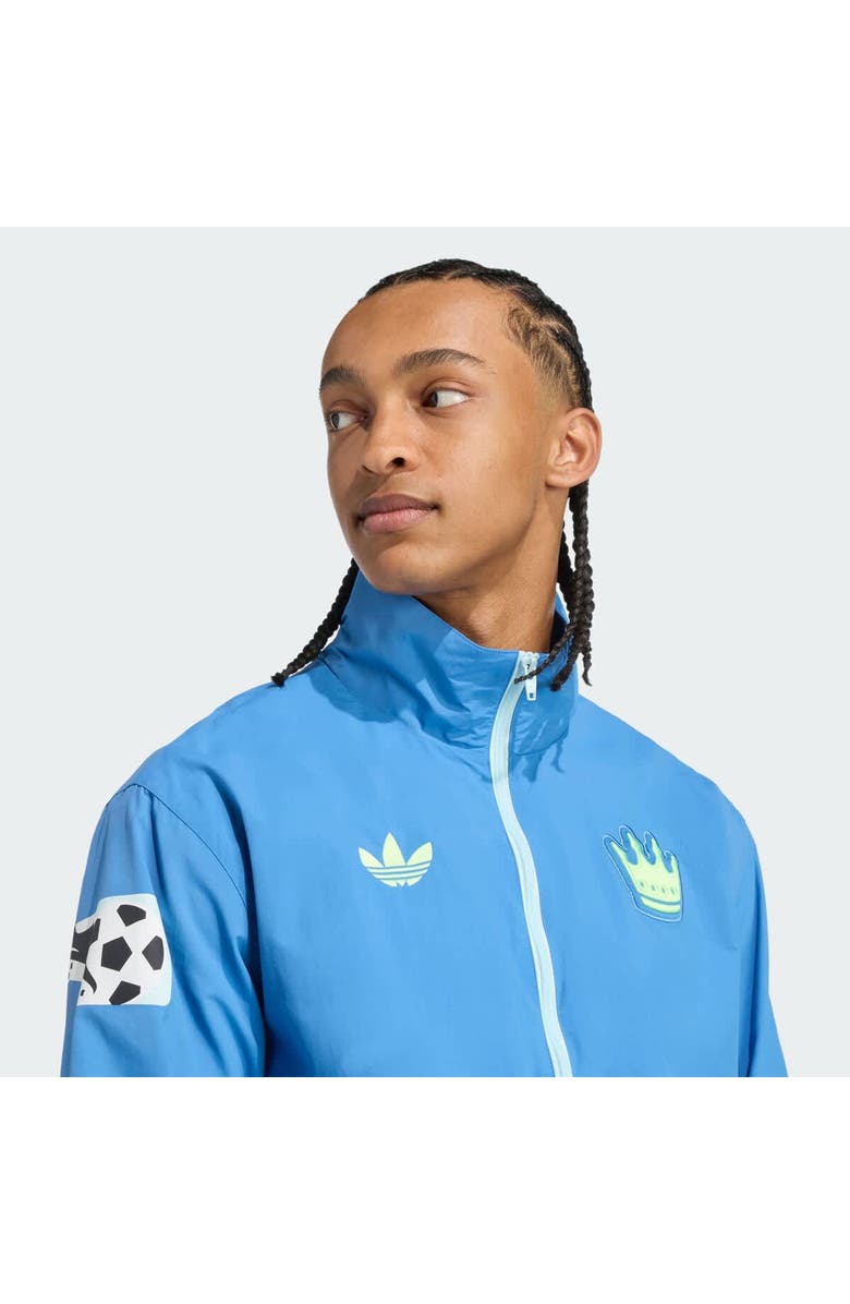 adidas Originals Men's adidas Originals Blue Charlotte FC 2025 Archive Collection Anthem Full-Zip Jacket, Alternate, color, Blue