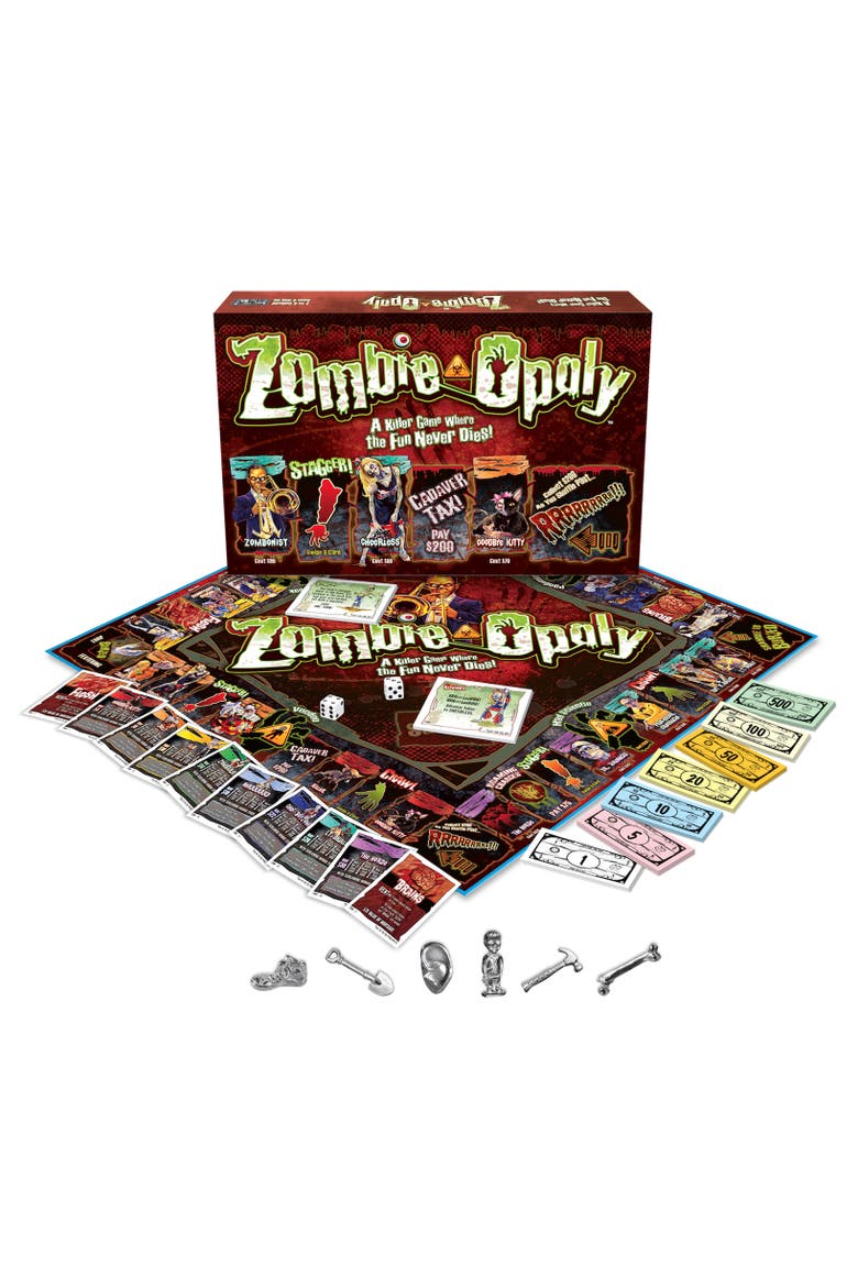 Zombieopoly Monopoly Board Game, Main, color, Multicolored