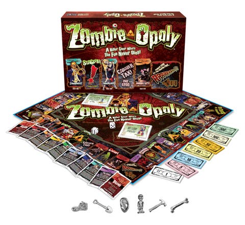 Zombieopoly Monopoly Board Game