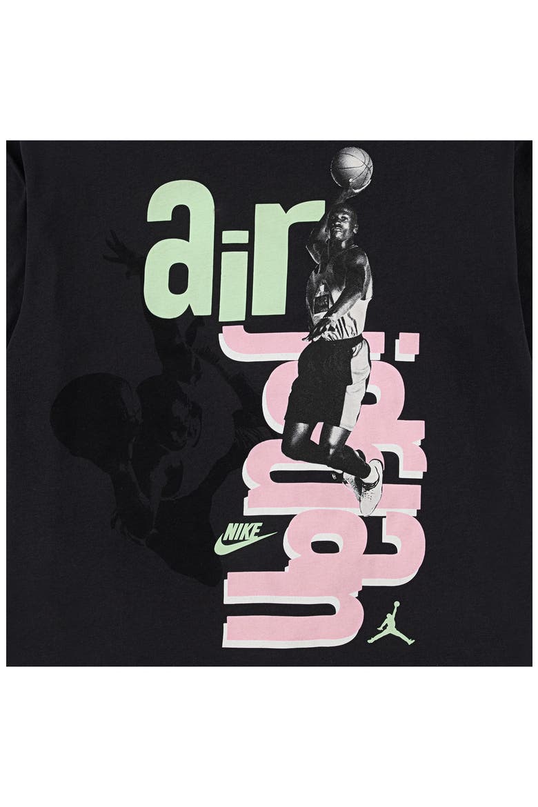 Kids' Air Jumble Graphic T-Shirt, Alternate, color, OFF NOIR