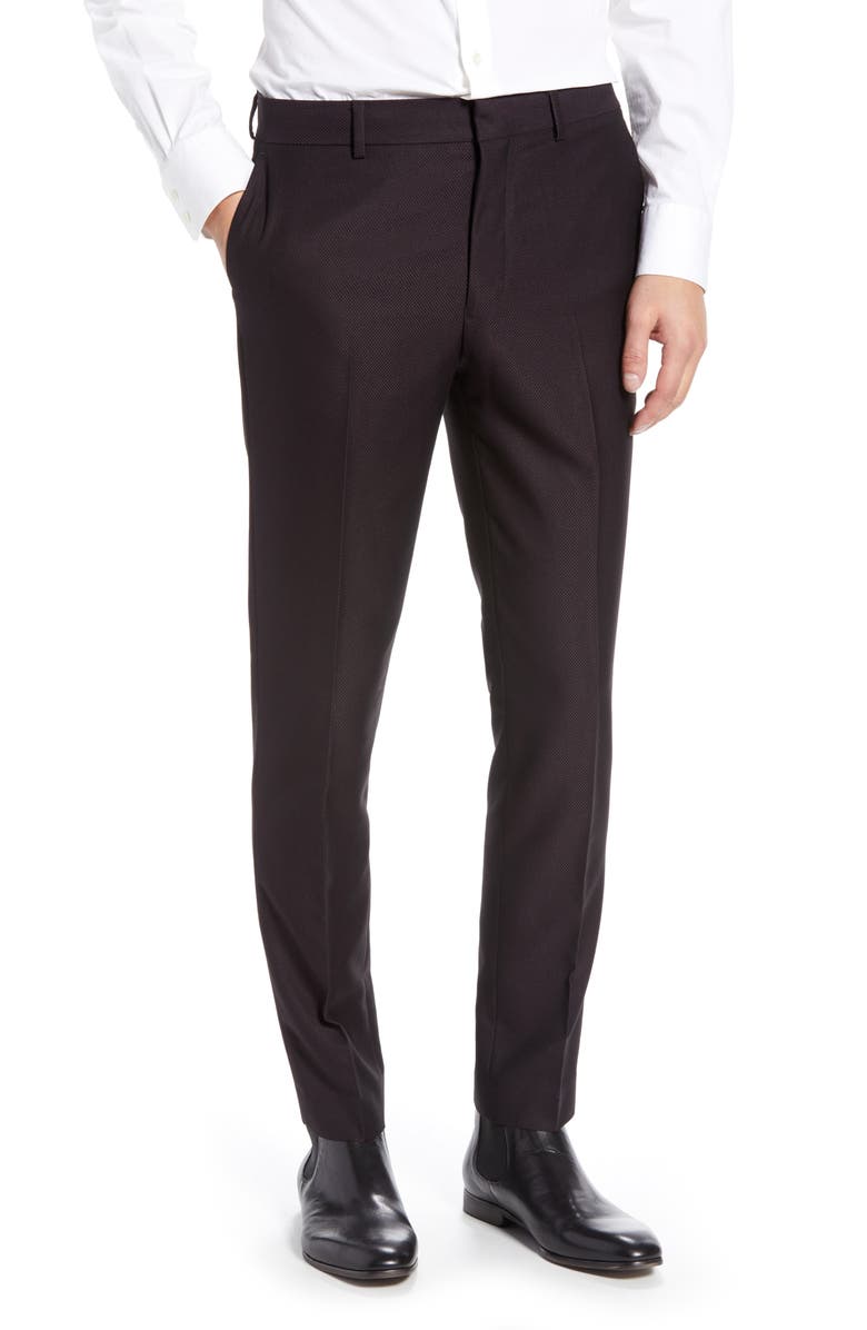 Topman Bicester Skinny Fit Suit Pants, Main, color,