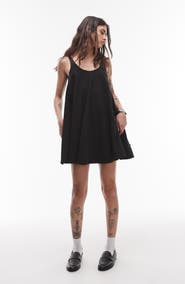 Topshop Woven Trapeze Minidress
