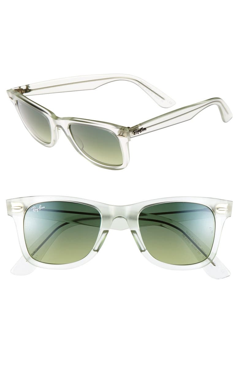 Ray-Ban 'Ice Pop Icon - Wayfarer' 50mm Sunglasses, Main, color, 