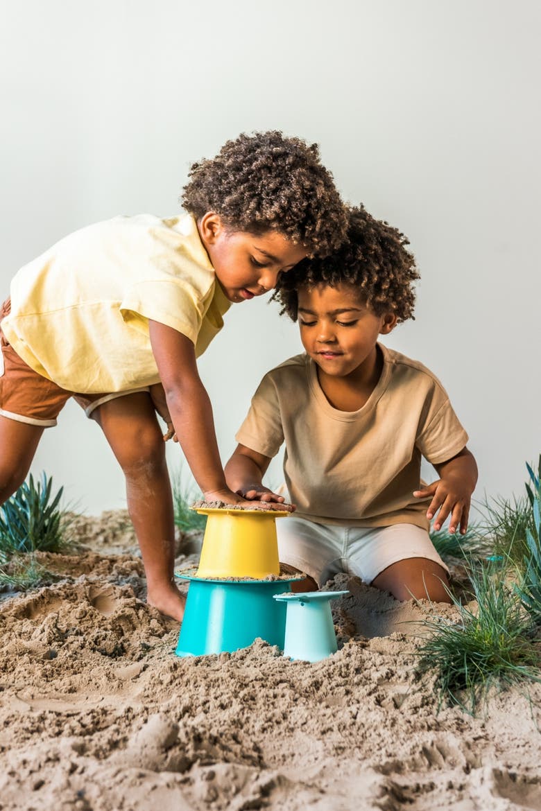 Alto Sandcastle Builder Stackable Kids Sand Toy, Alternate, color, Multi
