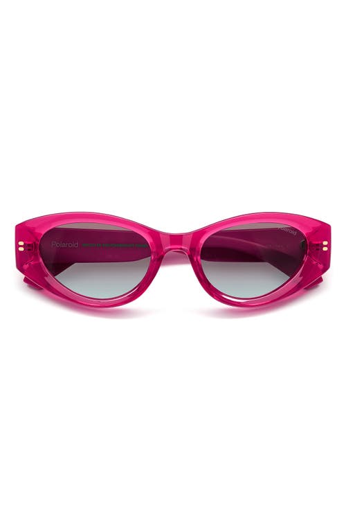 Polaroid 51mm Polarized Cat Eye Sunglasses
