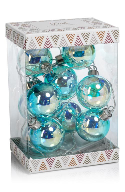 Zodax Set Of 10 Spectrum Led String Lights In Blue