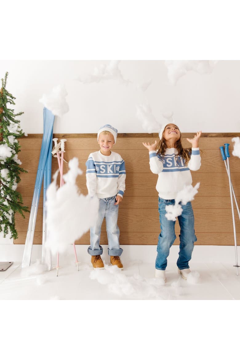 Ski Beanie (little Kid & Big Kid), Alternate, color, Cream