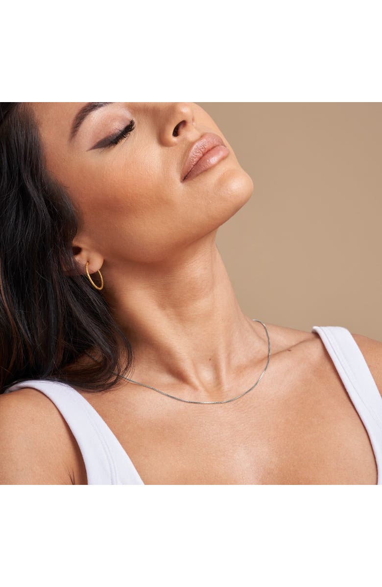 7879 Box Chain Necklace, Alternate, color, Platinum