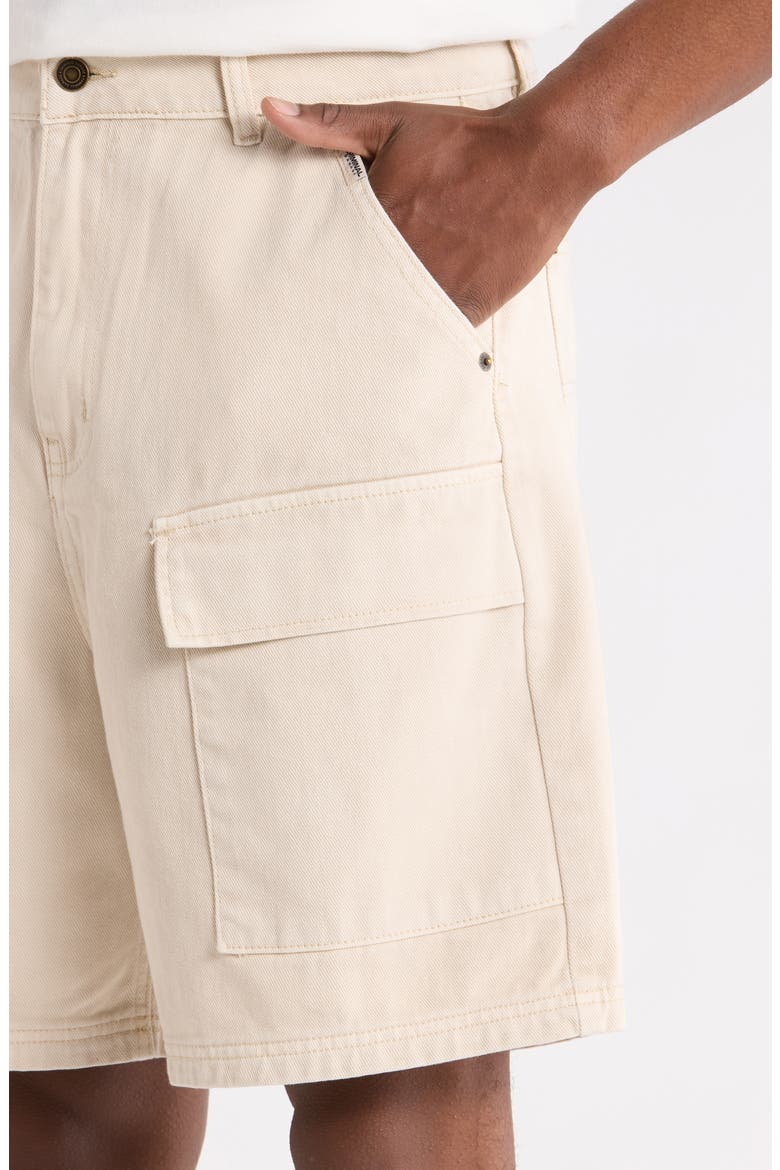Cotton Cargo Shorts, Alternate, color, WASHED STONE