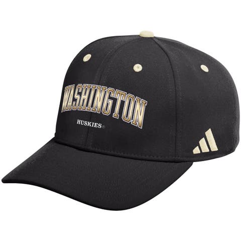 Men's adidas  Black Washington Huskies Seasonal Flex Hat
