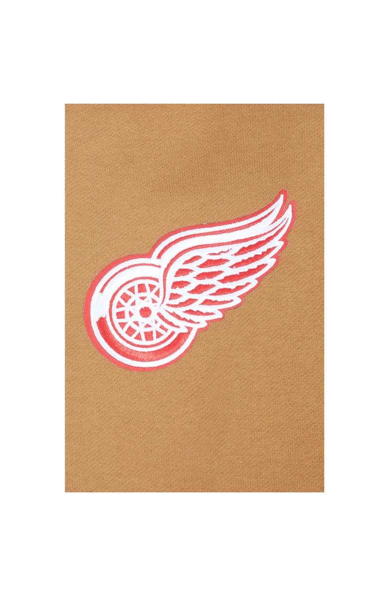 PRO STANDARD Men's Pro Standard  Brown Detroit Red Wings Paint the City Pullover Sweatshirt, Alternate, color, 