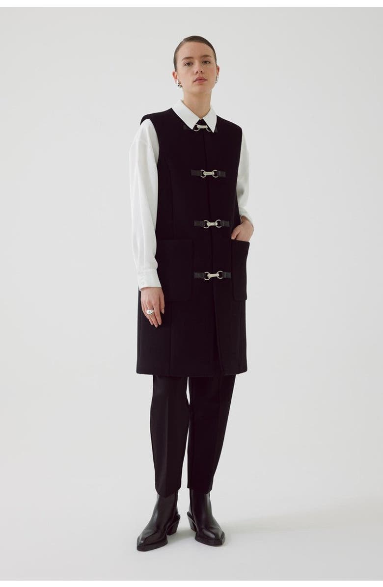 Exquise Amado Vest, Alternate, color, Black