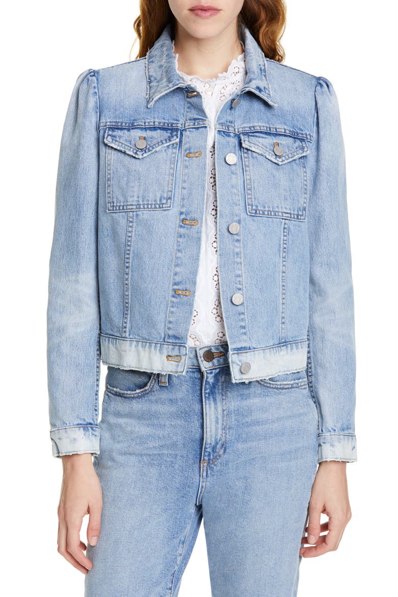 Classic Denim Jacket, Main, color, CHANTAL WASH