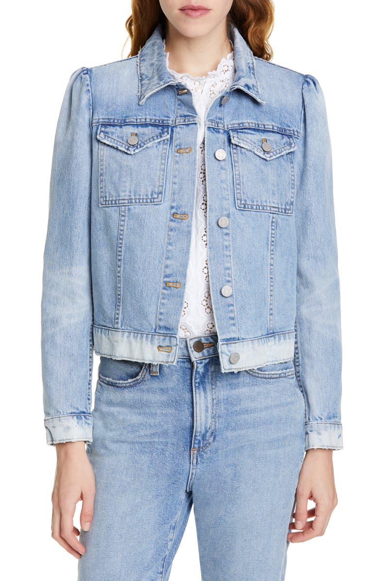 La Vie Rebecca Taylor Classic Denim Jacket, Main, color,