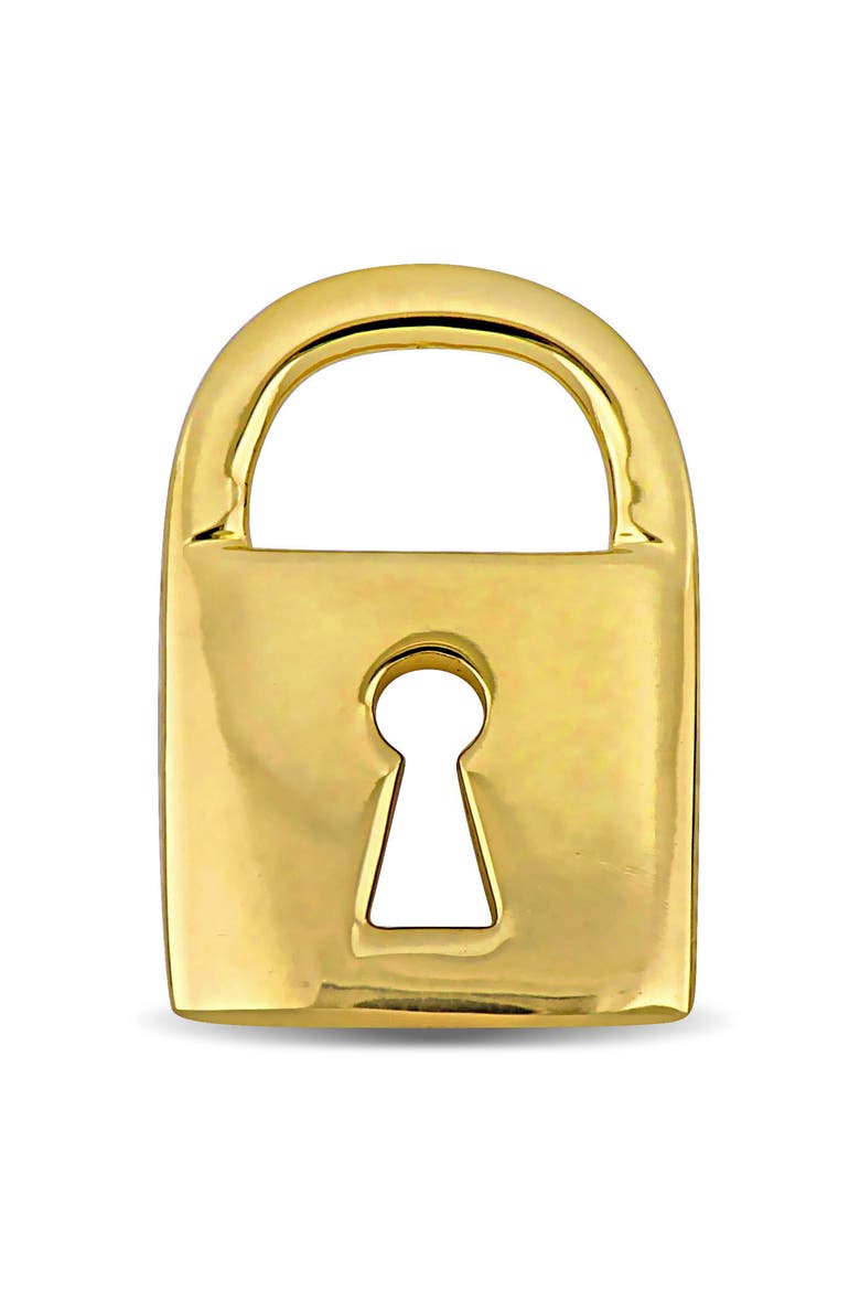 Padlock Pendant Charm 14k Yellow Gold, Alternate, color, Yellow Gold