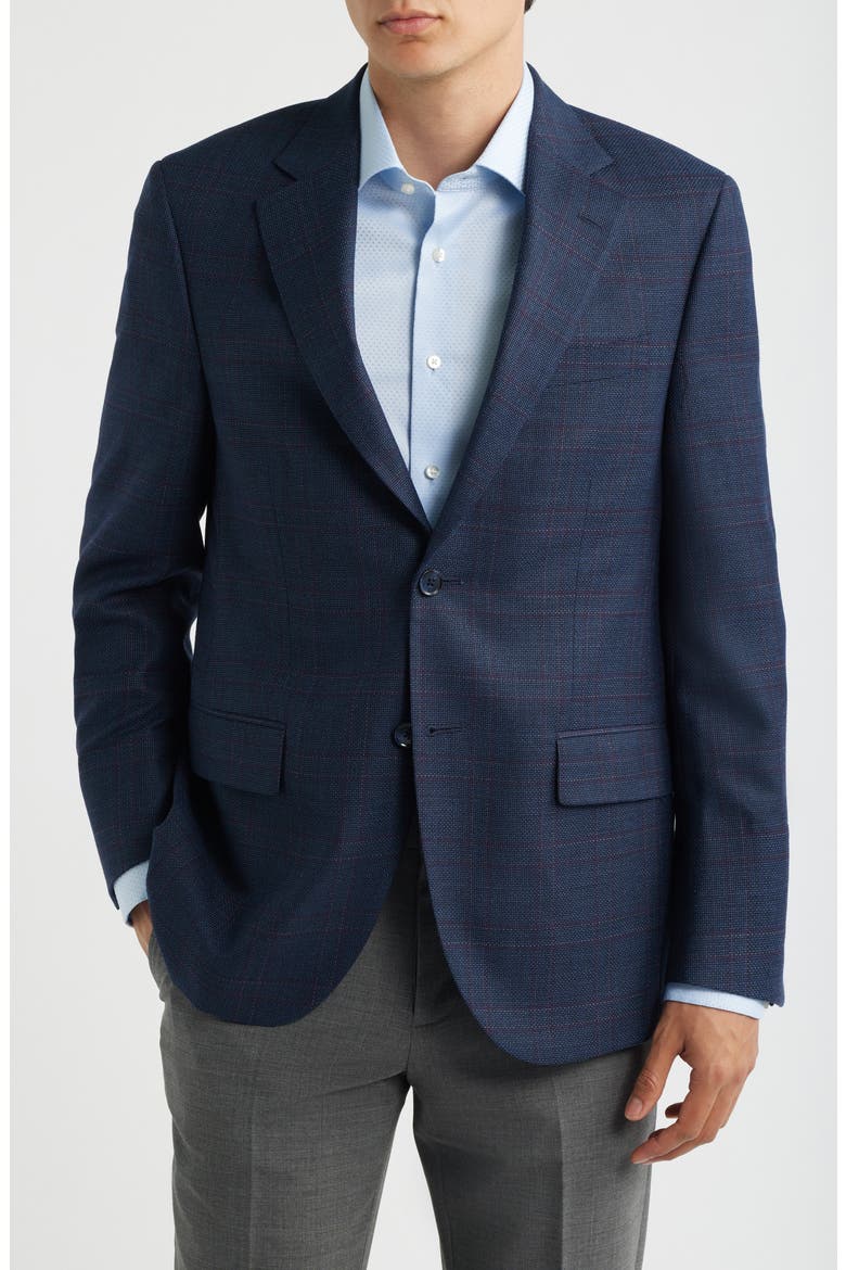 dress shirt coat Black Wool-blend Shirt Jacket