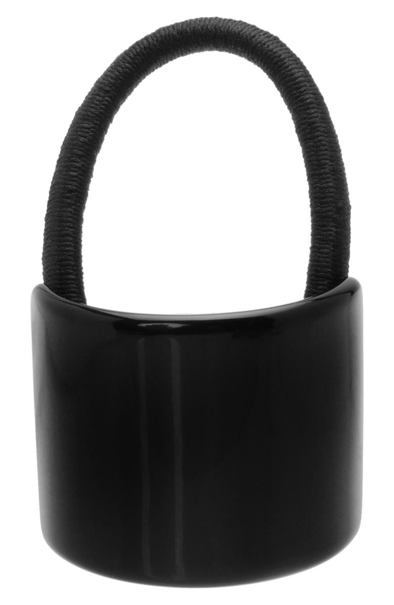 France Luxe Rectangle Ponytail Holder, Main, color, 