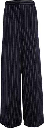 パンツ Max Mara Striped Formal Pants Max Mara Benito Relaxed Fit Pinstripe Cotton, Cashmere
