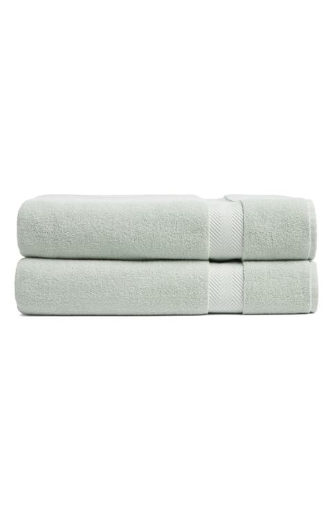 Organic Hydrocotton Set of 2 Bath Sheets
