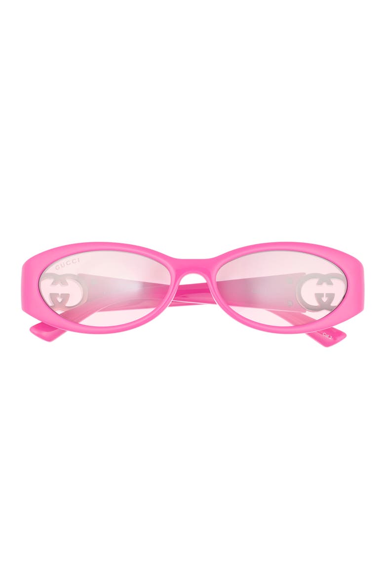 Oval Sunglasses, Main, color, FUCHSIA FUCHSIA PINK