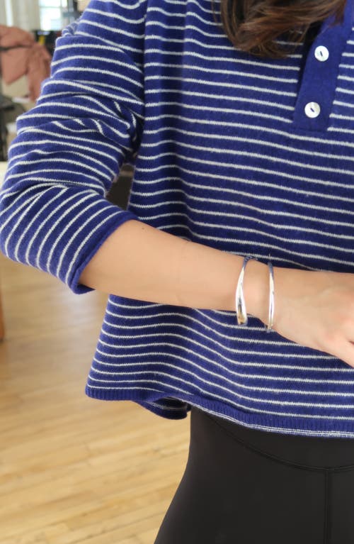 Joiana Jewelry Curved Cuff Bracelet In Gold