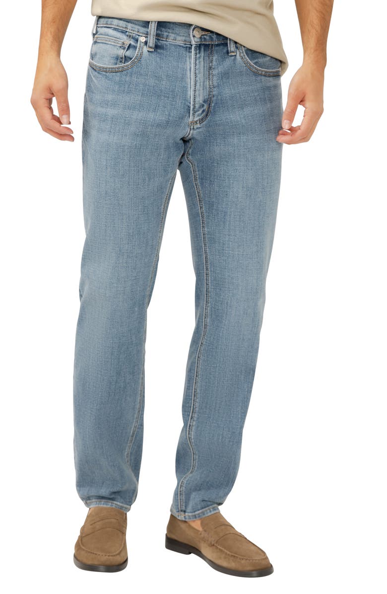 Silver Jeans Co. Konrad Slim Straight Leg Jeans, Alternate, color, Ska