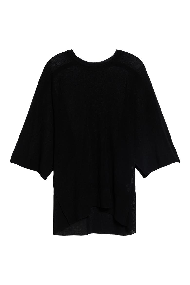 Washi Framework-T T-Shirt, Main, color, BLACK