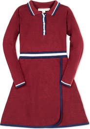 Hope & Henry Baby Girls' Organic Henley Sweater Dress, Infant