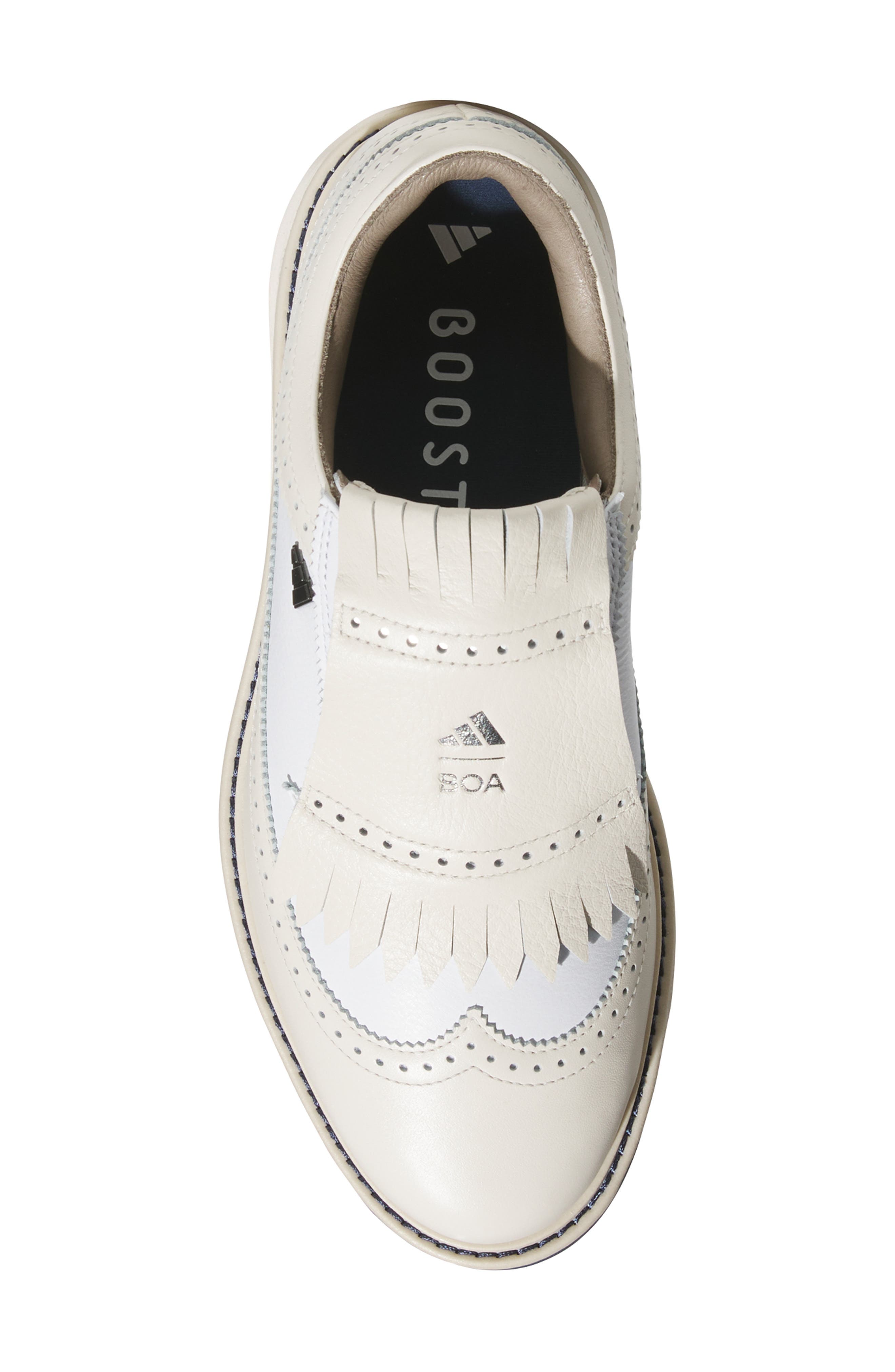 adidas MC87 BOA<sup>®</sup> Waterproof Spikeless Golf Shoe, Alternate, color, 