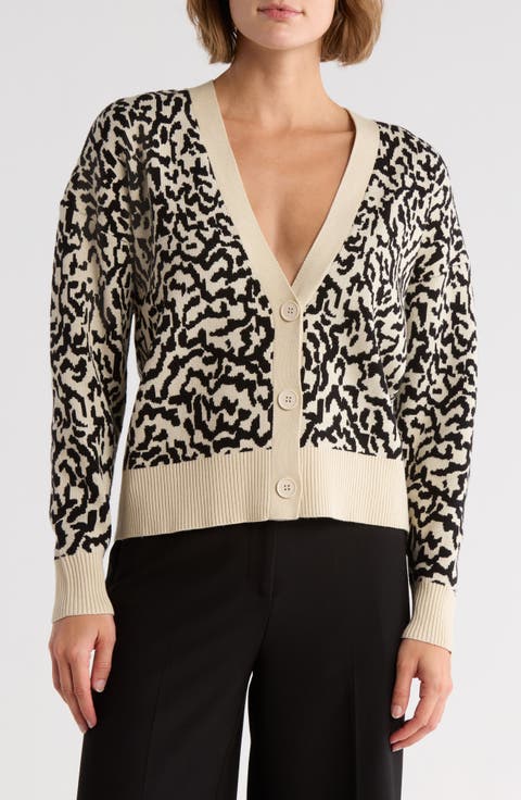 V-Neck Crop Cardigan