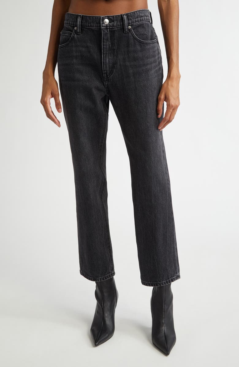 Alexander Wang OG High Waist Stovepipe Jeans, Main, color, 