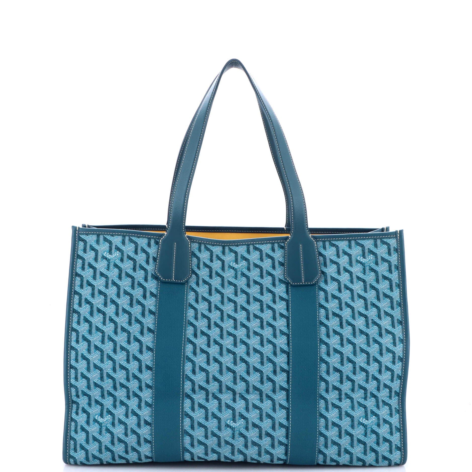 Pre-Owned Goyard Villette Tote Coated Canvas MM, Alternate, color, Blue