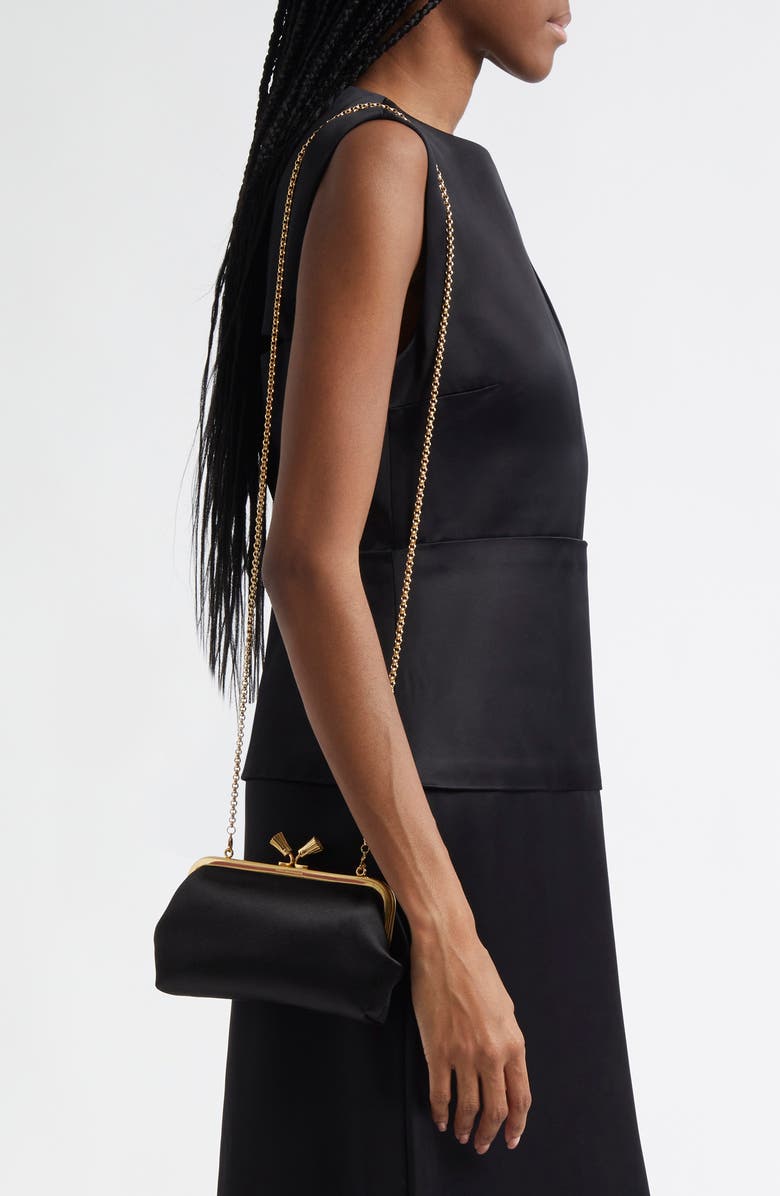 Anya Hindmarch Maud Satin Clutch, Alternate, color,