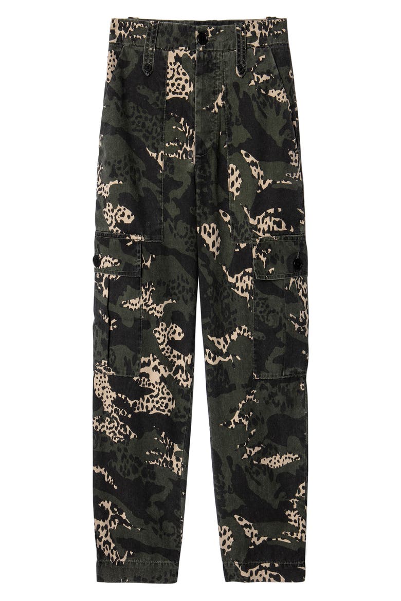Pilote Camo Leo Pants, Alternate, color, KAKI