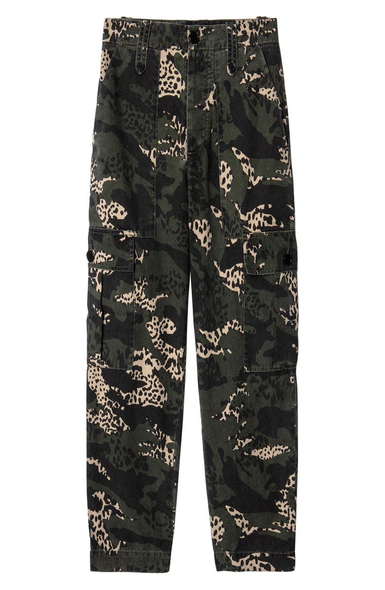 Zadig & Voltaire Pilote Camo Leo Pants, Alternate, color,