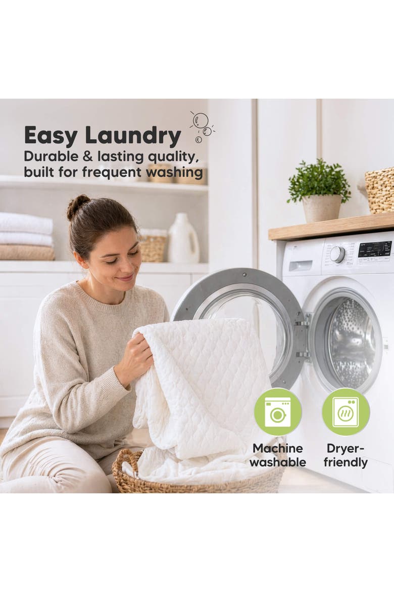 1-Pack Mavy Protect+ Waterproof Twin Mattress Protectors, Alternate, color, Soft White
