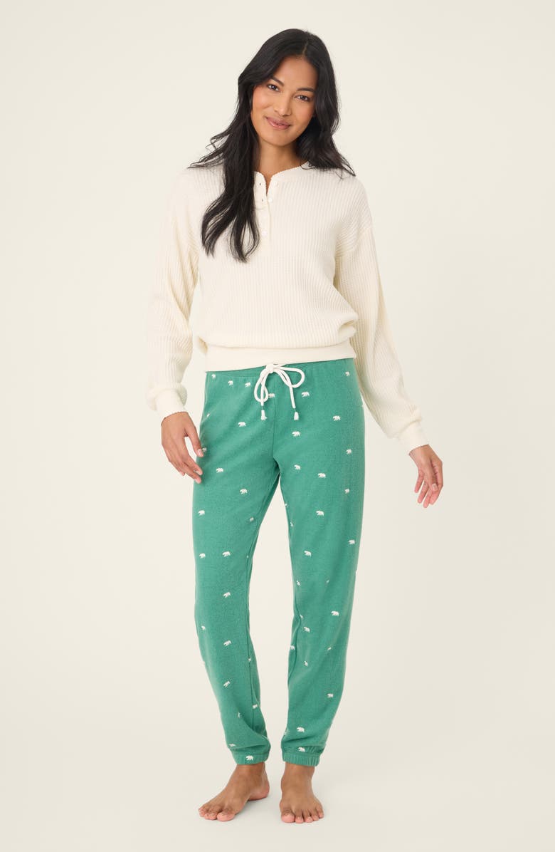 PJ Salvage The Outsider Banded Pajamas Pants, Alternate, color, 