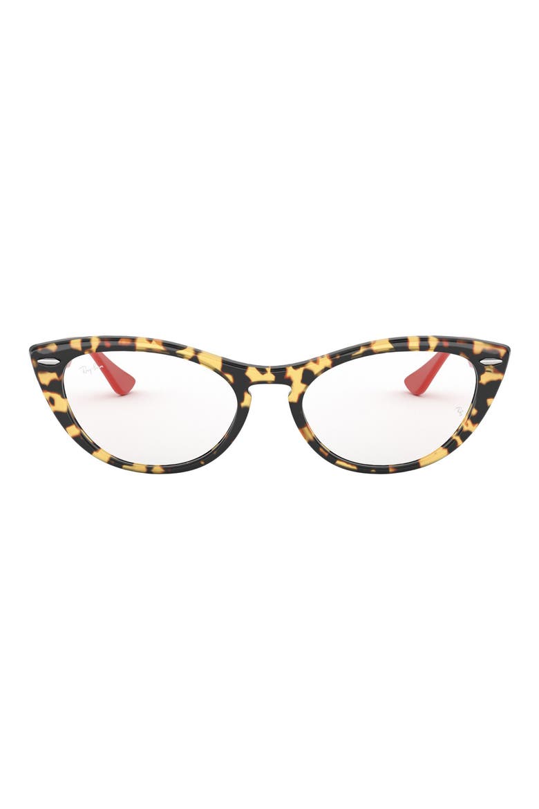 Unisex Nina 54mm Cat Eye Optical Glasses, Main, color, YELLOW TORT