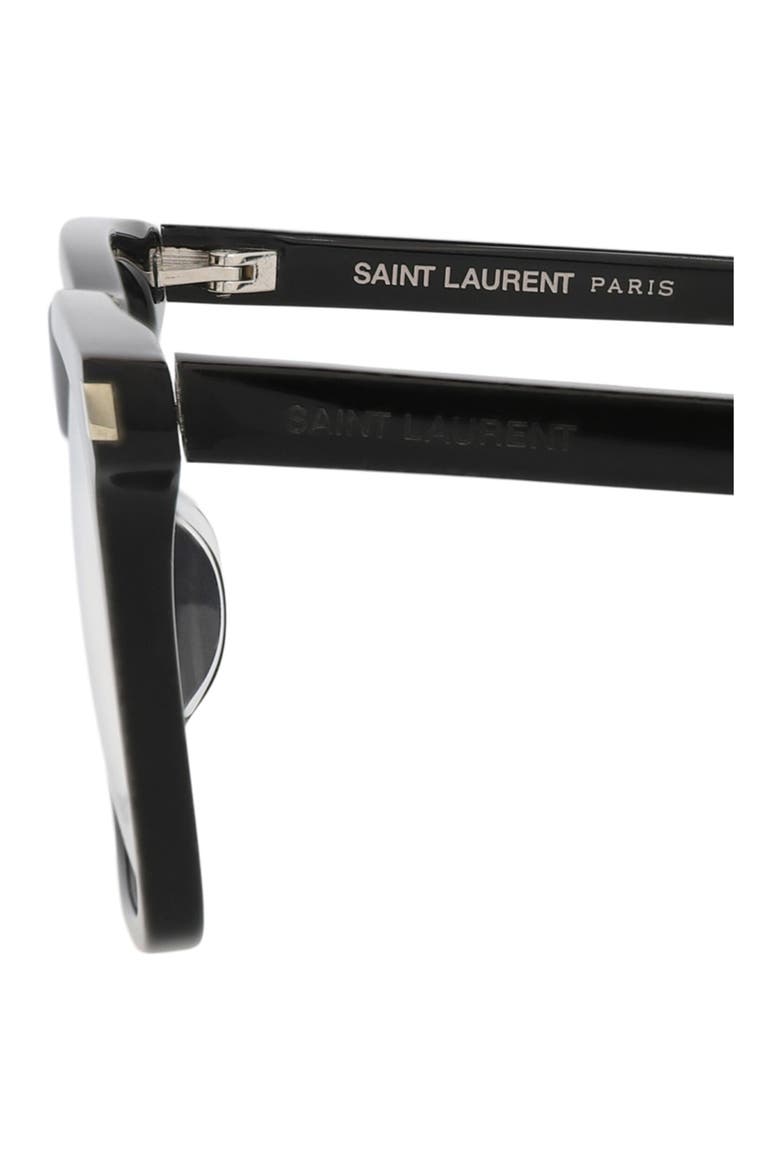 54mm Rectangle Optical Frames, Alternate, color, BLACK BLACK TRANSPARENT