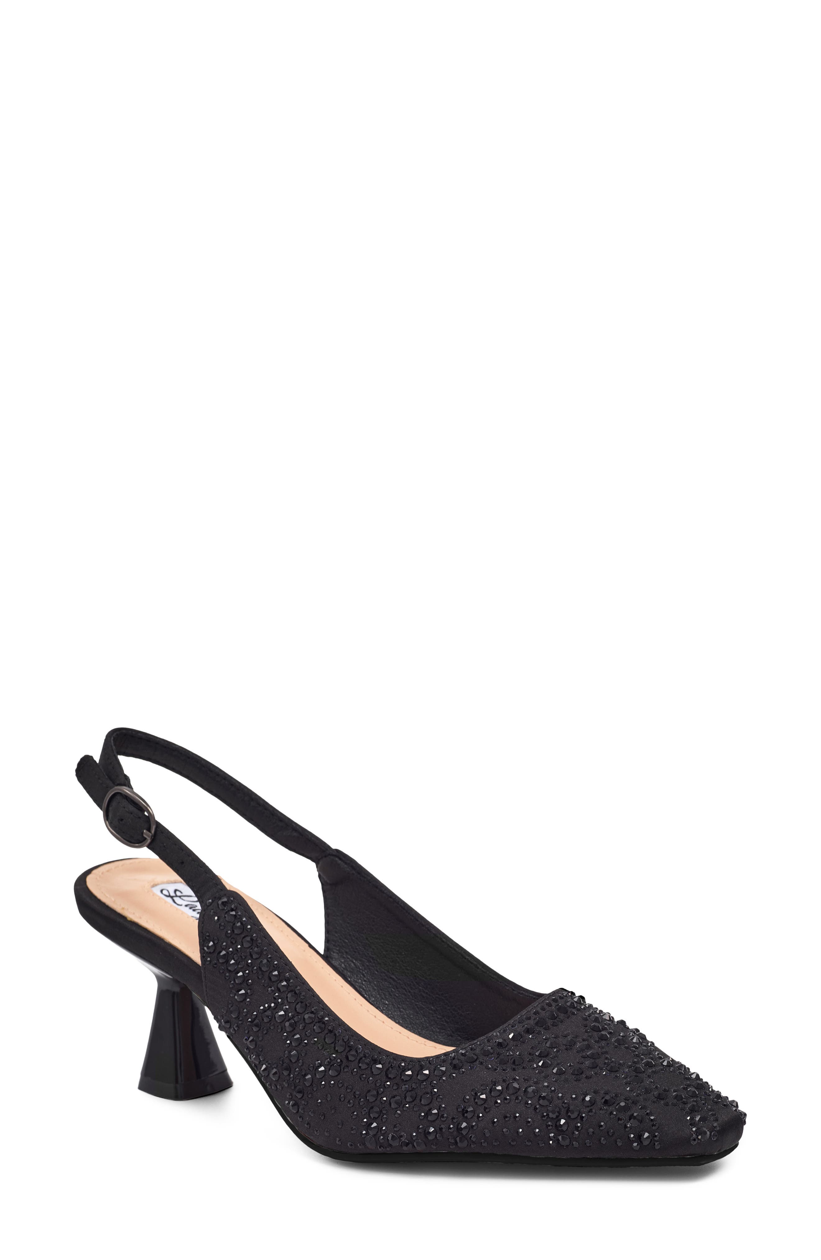 Lucy Crystal Slingback Pump