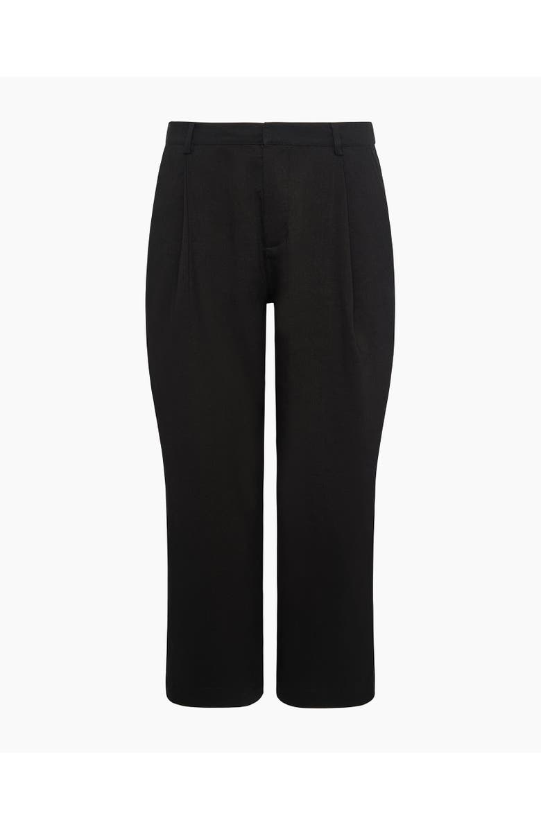 Onia High-Waist Straight Leg Pant, Alternate, color, Black