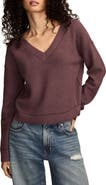 Lucky Brand Waffle Knit V-Neck Sweater